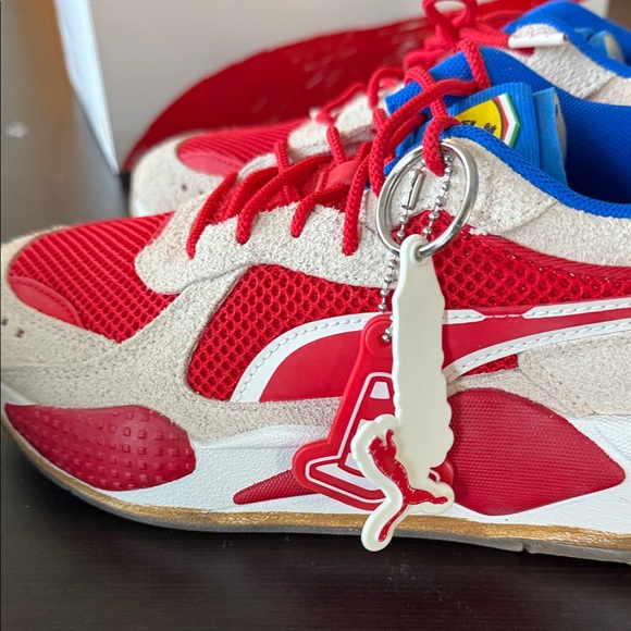 Puma Ferrari RS-X Sneakers in Red and Blue main image 9